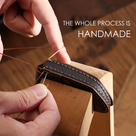 Land Rover Leather Key Fob Cover Case Black B5#737 - Picture 3 of 10